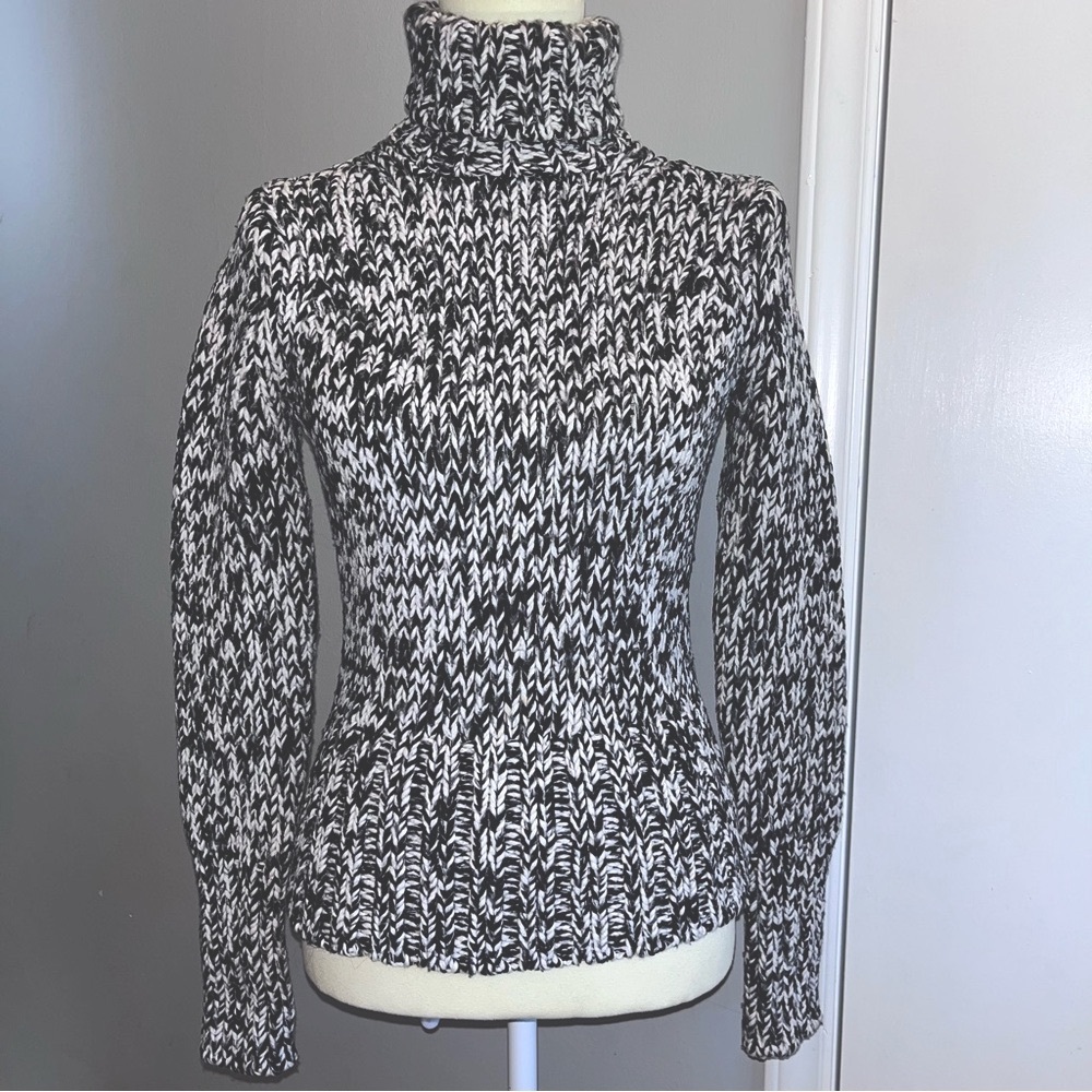 The Limited Vintage 90’s Y2K Chunky Marled Knit Turtleneck Sweater